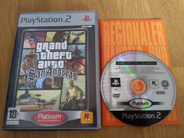 Spiel Grand Theft Auto San Andreas PS2 Platinum Version