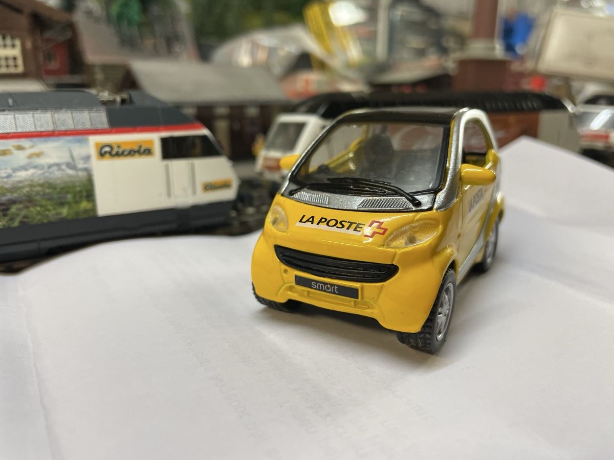 Smart Modellini d'auto: Modellauto Smart City-Coupe Die Post 1:33 – Nuovo (secondo la descrizione) da Gossau SG venduto da Krokodil344 1