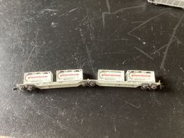 Hobbytrain H23714 Containertragwagen Giezendanner Spur N