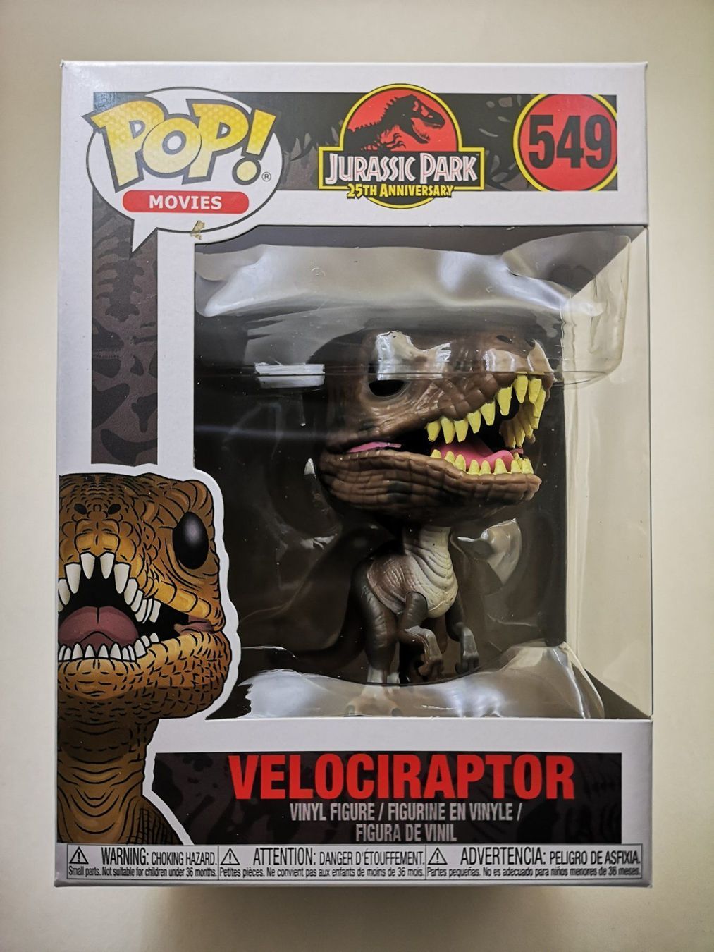 Funko Statuette: Funko Pop Velociraptor #549 – Nuovo e nell'imballaggio originale da Riehen venduto da _TheCollectorShop_