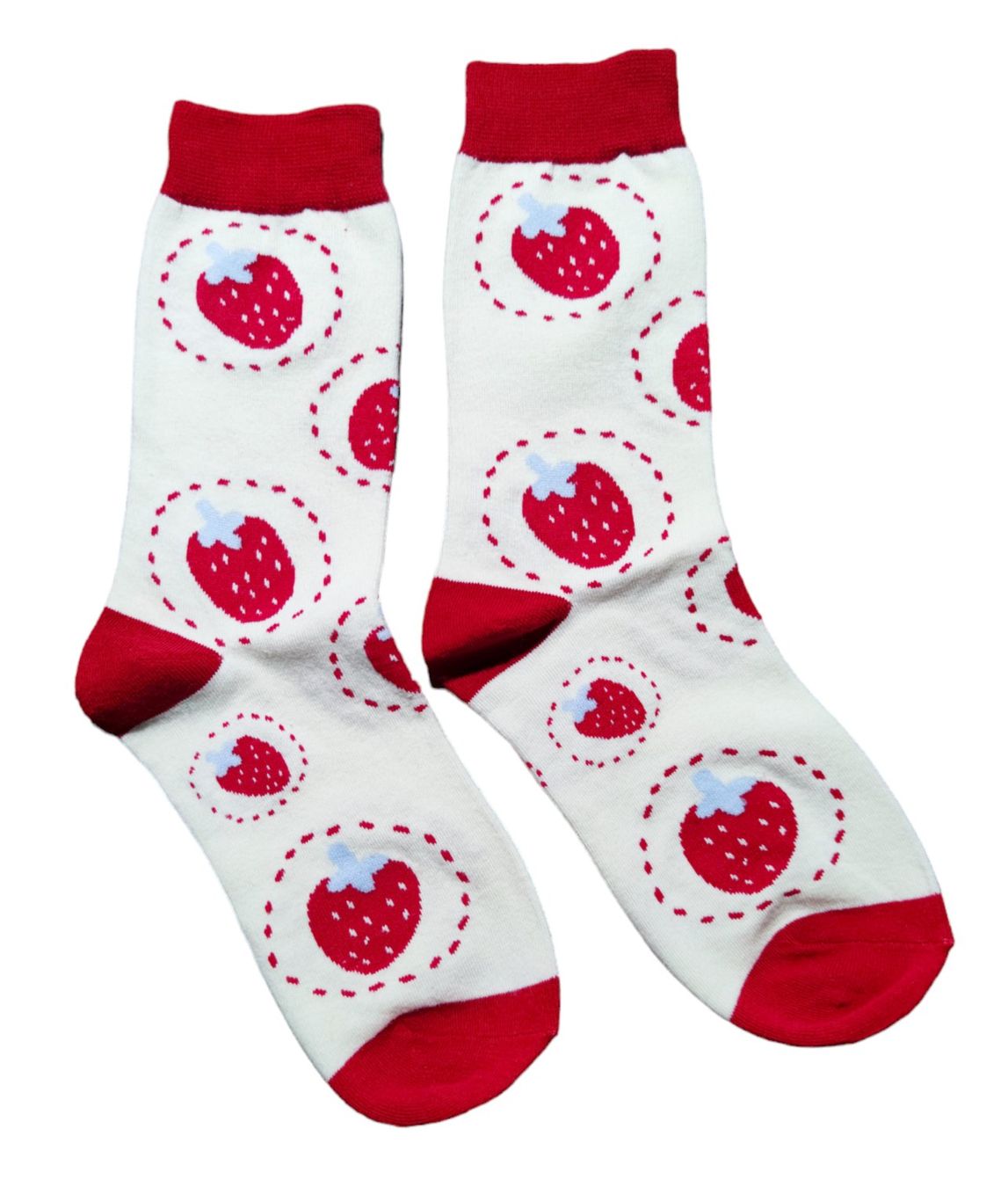 Calze: Socken Erdbeeren / Strawberries – Nuovo e nell'imballaggio originale da Zürich venduto da amysmith