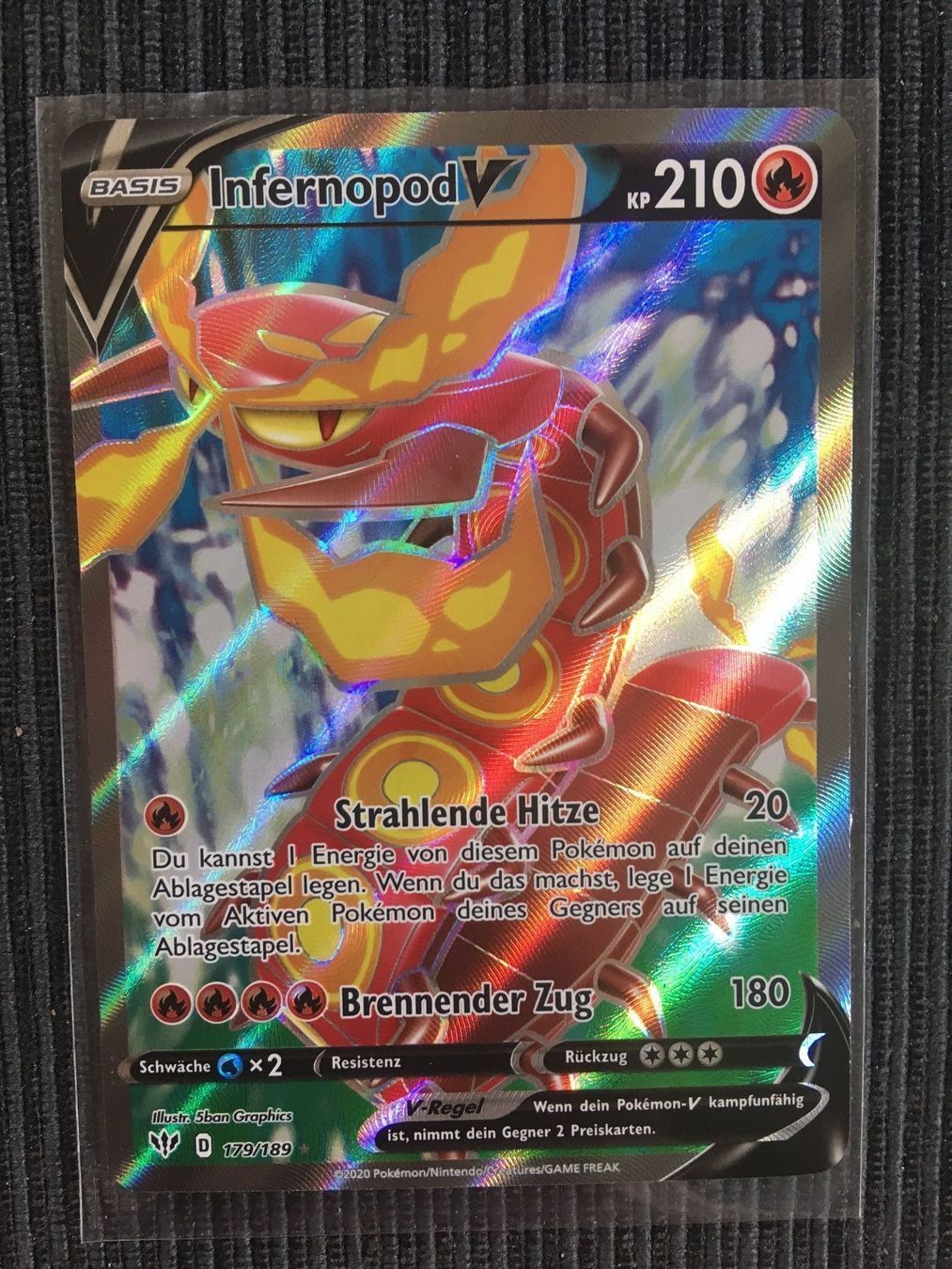 Pokémon Carte collezionabili: Pokemon Centiskorch V Darkness Ablaze EN – Nuovo (secondo la descrizione) da Wabern venduto da Collectfun