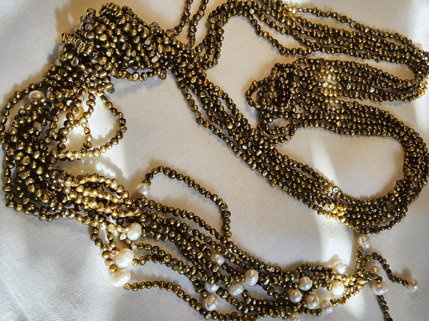 Catenine: Mehrsträngige Kaltwasserperlen Kette – Usato da Zürich venduto da sanwit 3