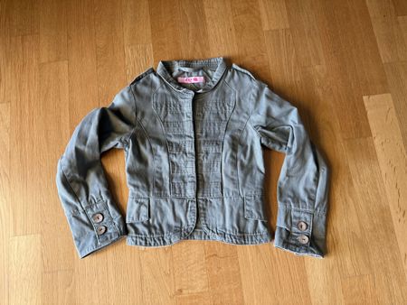Jeans Jacke oliv-grün