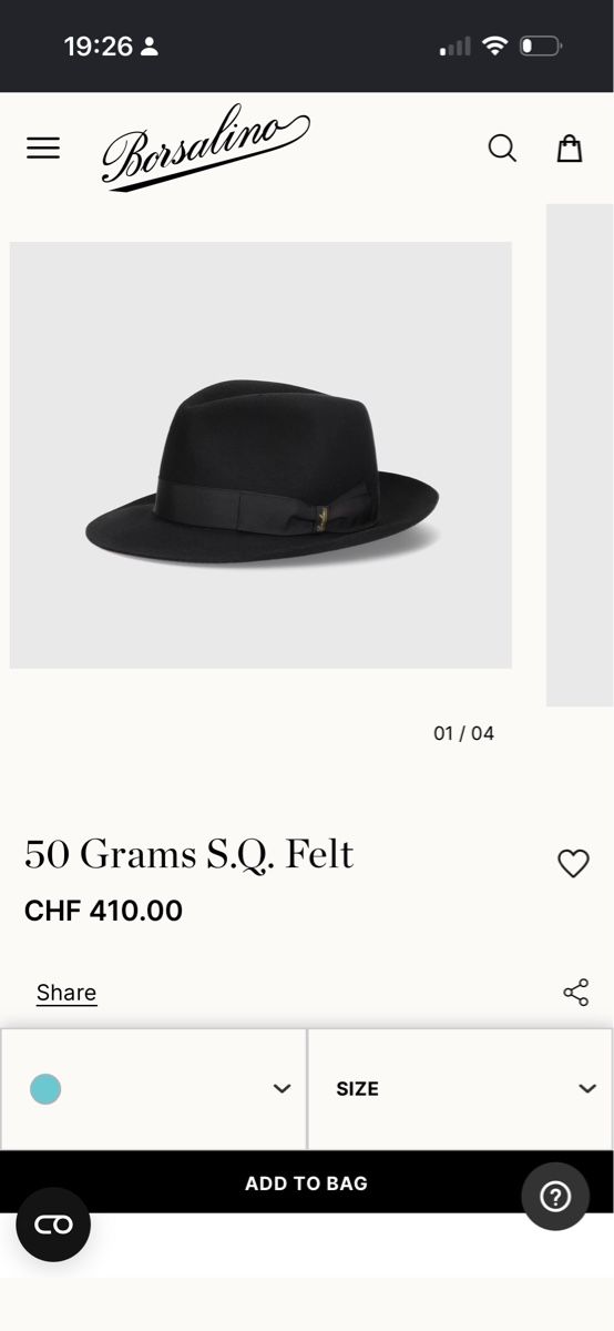 Borsalino Copricapi, berretti & cappellini: Borsalino chapeau  – Usato da St-Légier- La Chiésaz venduto da anh_9289 3