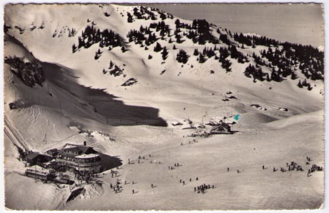 Ansichtskarten: Villars - Col de Bretaye mit Funi Spur – Gebraucht aus Binningen von Mountainrider