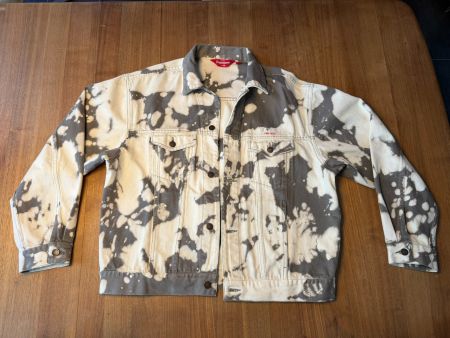 Supreme Denim Jacket Bleached (SS25) Grösse M