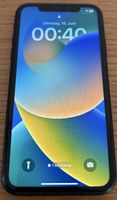 iPhone XR 64GB Schwarz,Display hat starke Kratzer, B82%