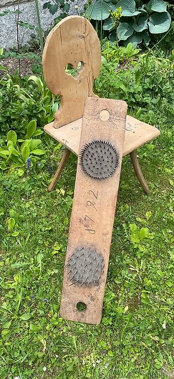 Tutti gli attrezzi: Flachshechel von 1792 – Usato da Bütschwil venduto da Biberli59