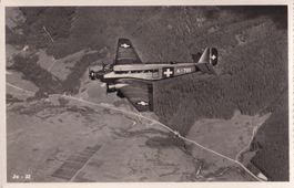 Flugzeug Ju 52 im Flug Feldpoststempel