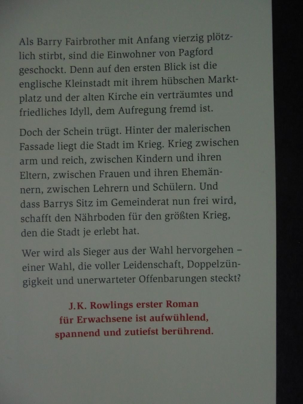 Libri: 2x J. K. Rowling: Ein plötzlicher Todesfall & Verschwundene – Usato da Bassersdorf venduto da Pandir 6