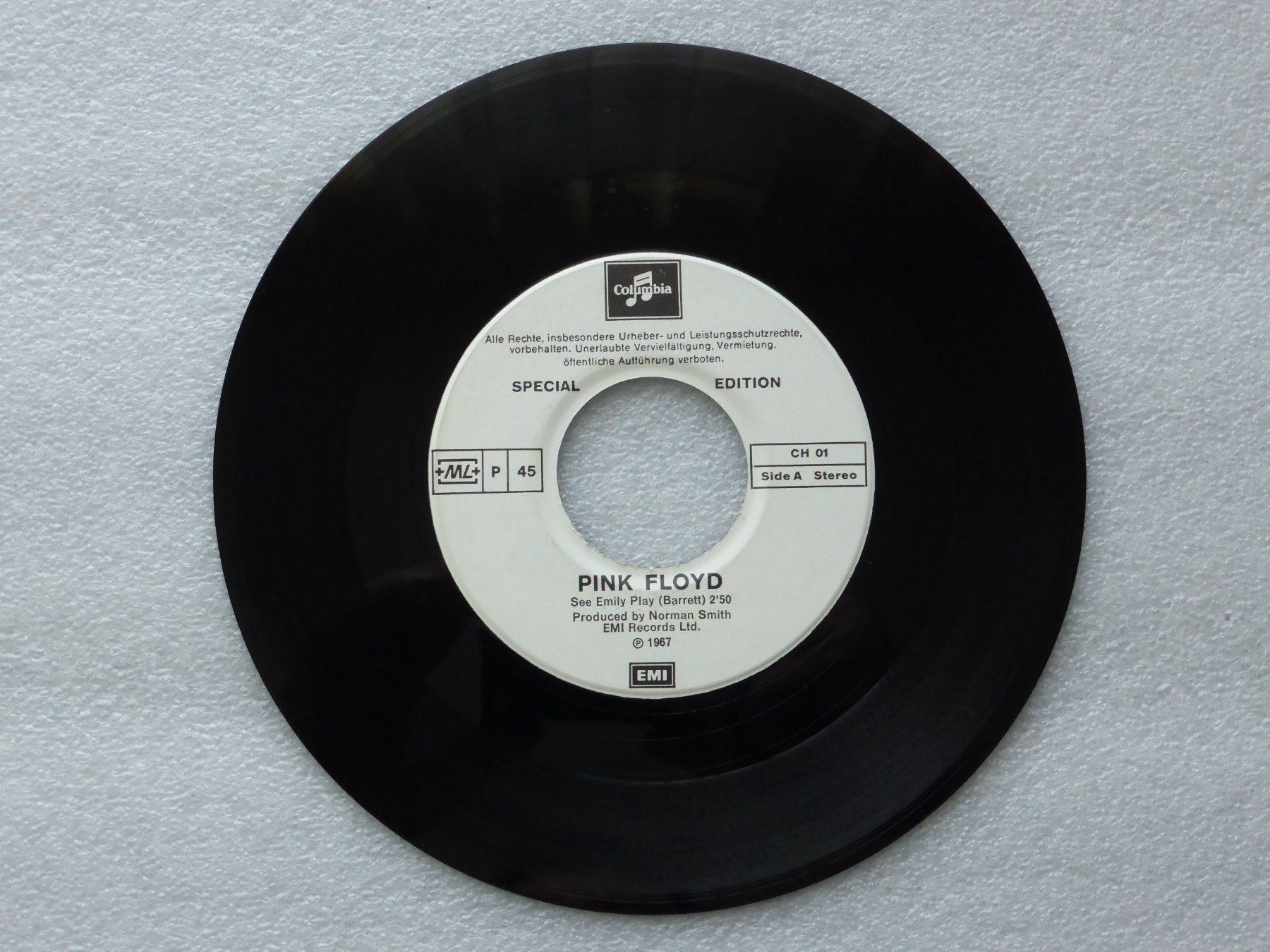 Dischi in vinile: Vinyl Single   PINK FLOYD – Usato da Küssnacht am Rigi venduto da Mondkinder 1