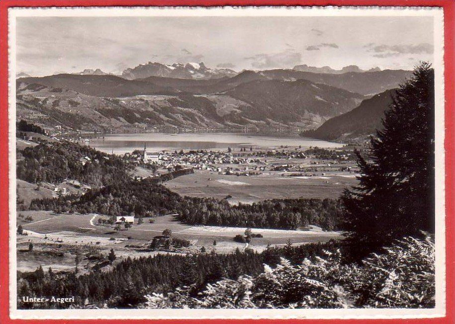 Cartoline postali: UNTER-ÄGERI, GROSSFORMAT – Usato da Grüningen venduto da Kartenlaube