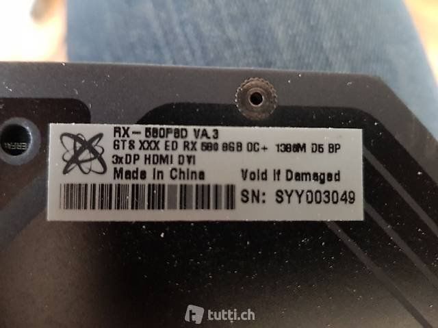 Schede grafiche: XFX Radeon RX-580P8D 8GB – Usato da Ebmatingen venduto da swiss.canadian 3