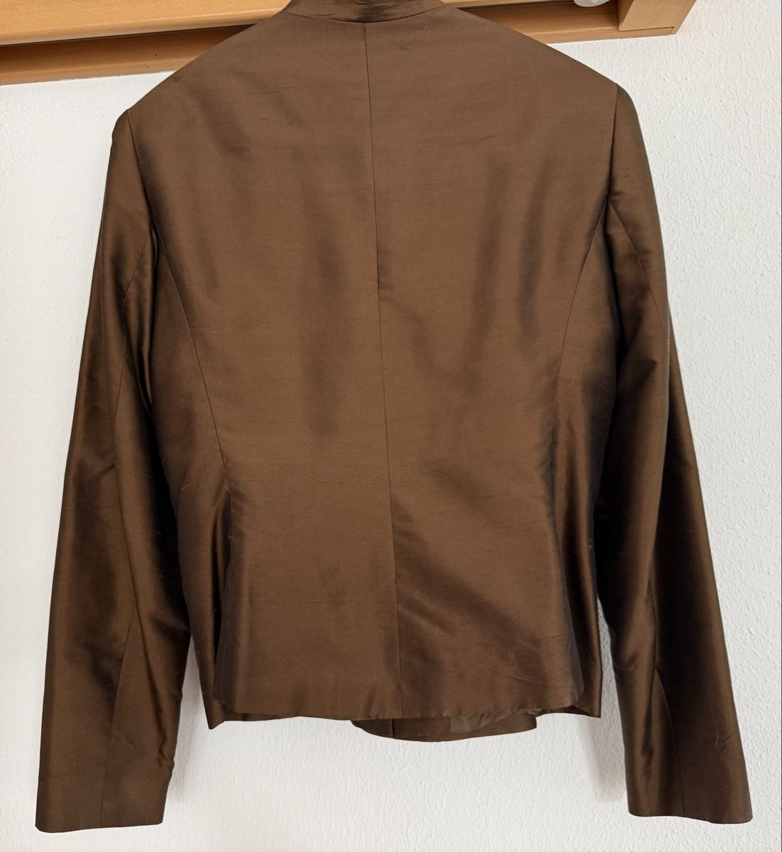 Giacche: Seiden-Jacke in Braun, ca 40/42 – Usato da Ebikon venduto da elischka 1