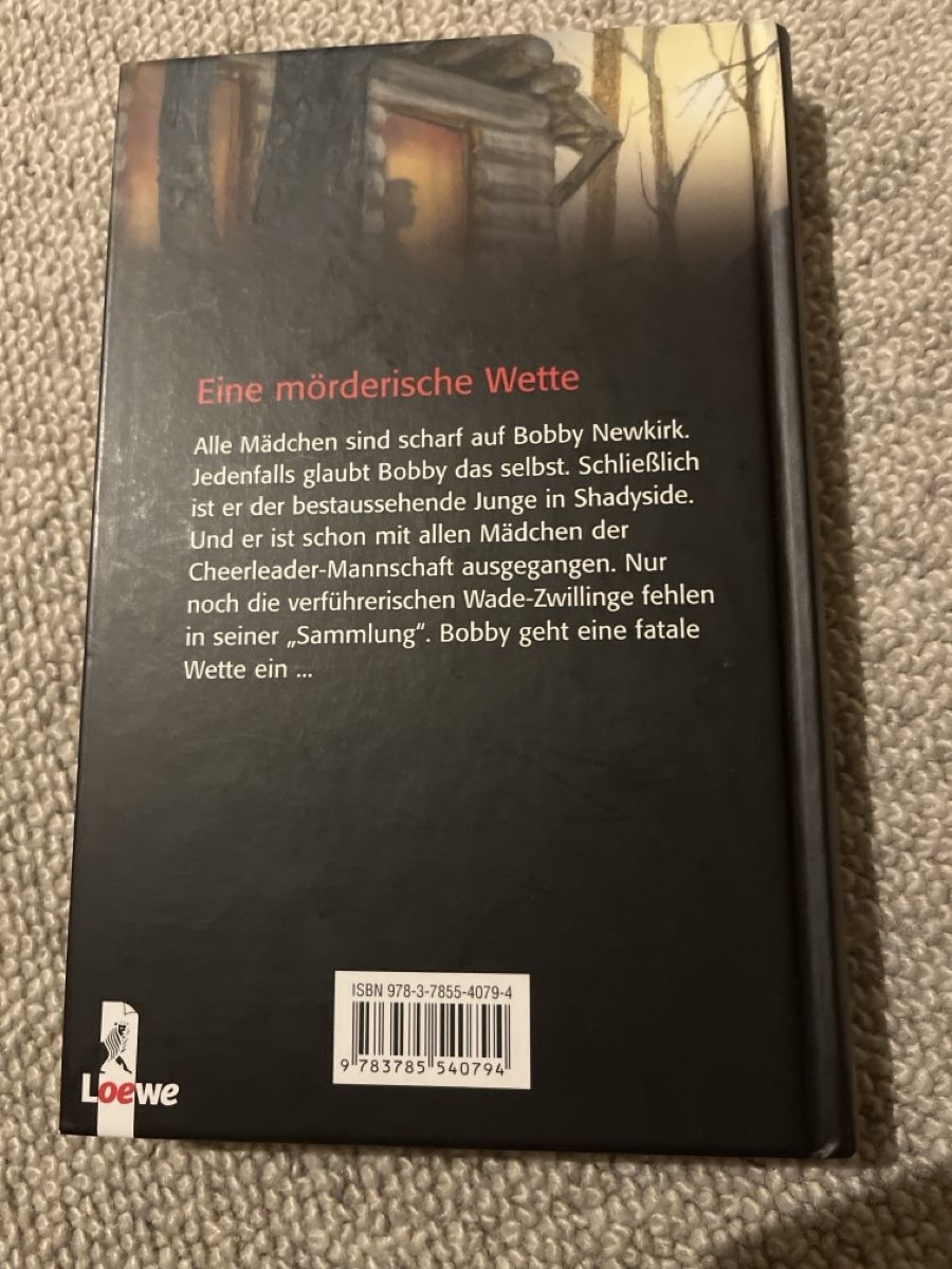 Libri: Fear Street, R.L. Stine 4 Bücher  – Usato da Solothurn venduto da Bobesch08 7