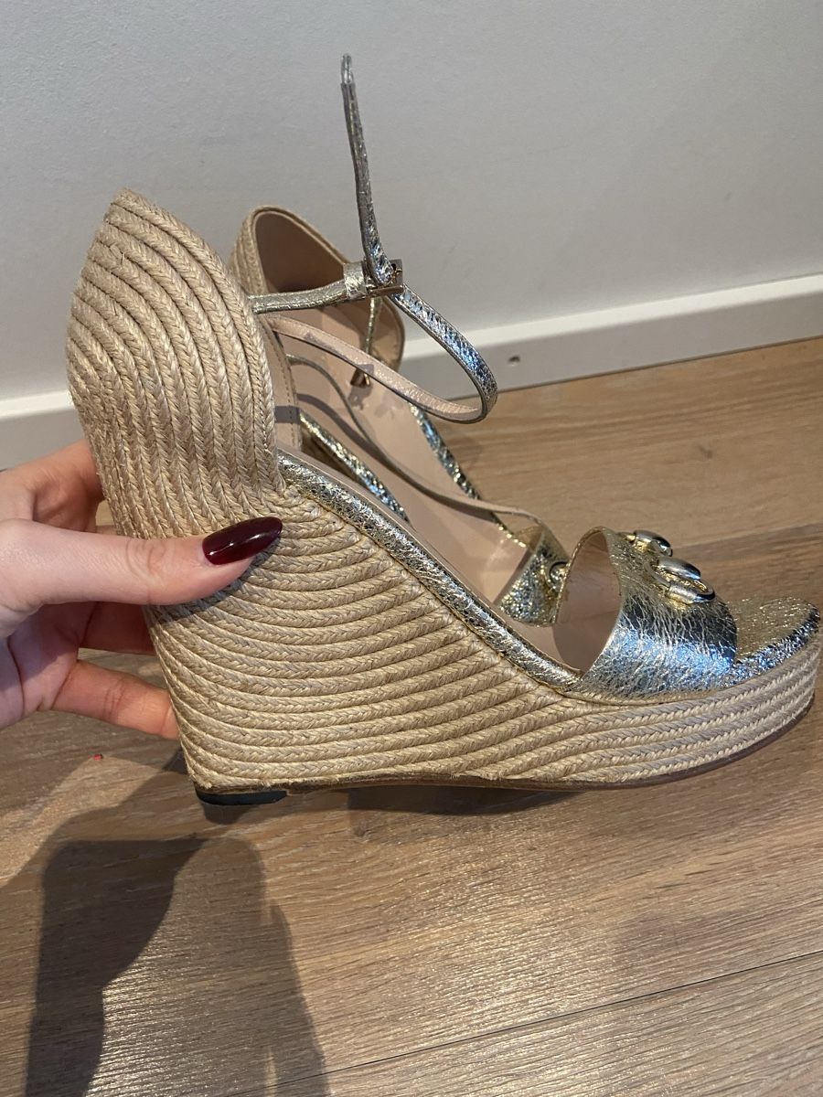 Gucci Scarpe da donna: Gucci Wedge mit Horsebit gold – Usato da Embrach venduto da tarosa99 1