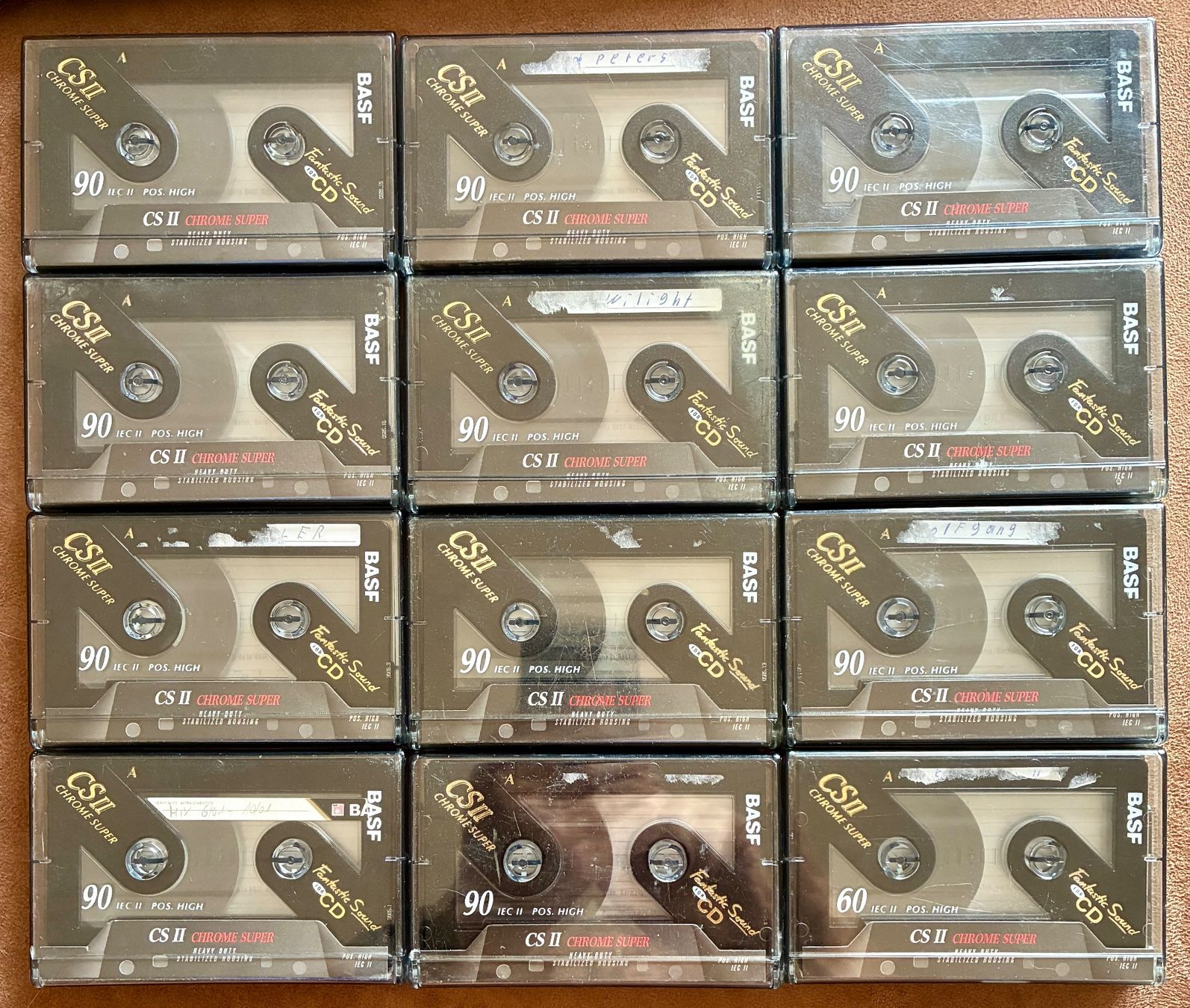 Musicassette: 12 Audio Kassetten BASF, Gebraucht, Vintage – Usato da Buchberg venduto da ICM-Tapefan-1961-MCS