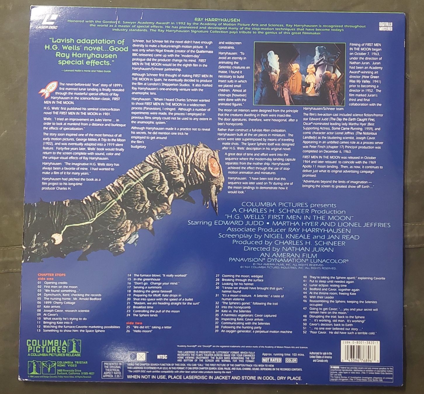 Alle DVDs: Laserdisc NTSC Sci-Fi, Lot de 3 discs – Gebraucht aus Chapelle-s-Moudon von gerryp 6
