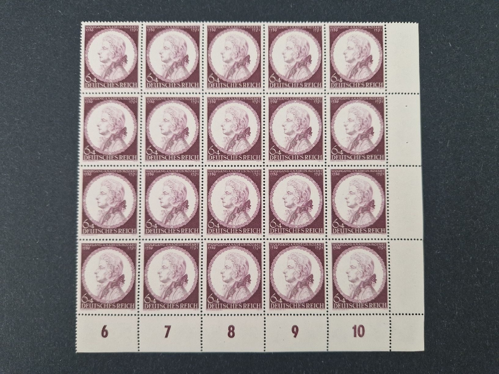 Tutti i francobolli: Deutsches Reich Briefmarken Bogen Bogenteil postfrisch – Nuovo (secondo la descrizione) da St. Gallen venduto da Enrico_SG