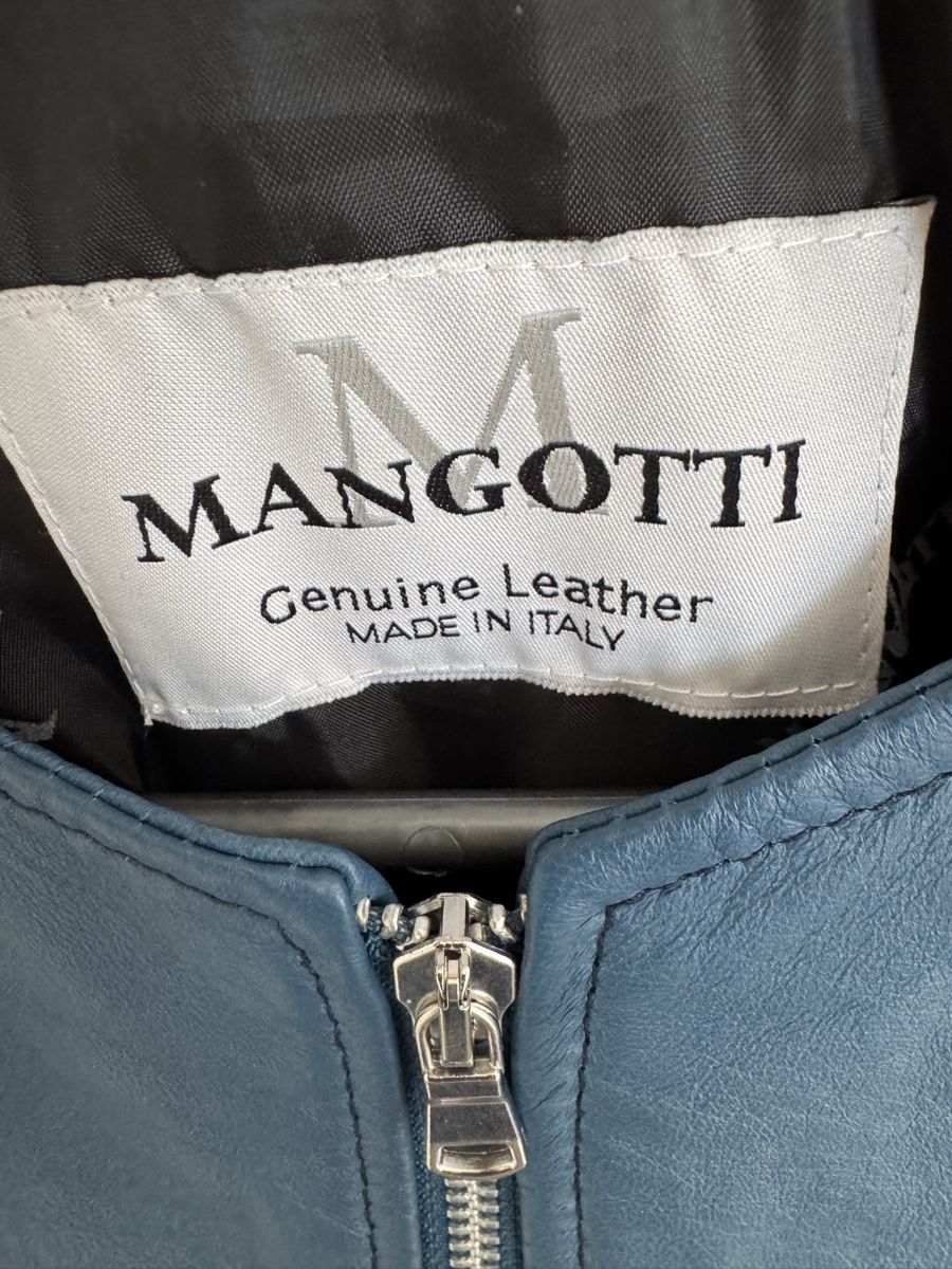 Giacche: Mangotti Lederjacke petrolblau XS – Usato da Oberglatt ZH venduto da jul_nhy7 3