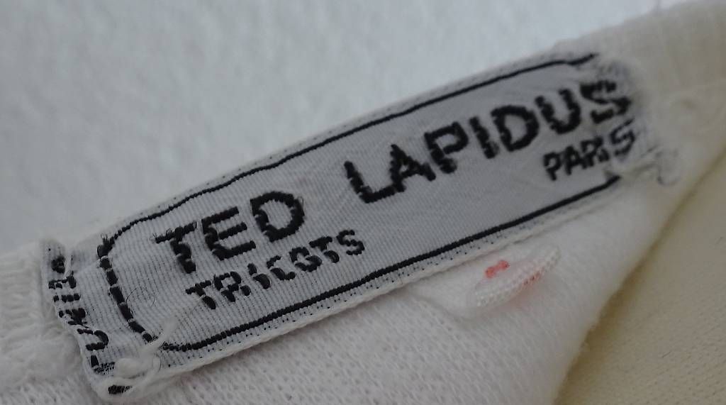 T-shirt: Ted Lapidus vintage T-Shirt, Grösse 38 – Usato da Locarno venduto da Sicabe 3