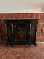 Antike Prunk-Kommode / Sideboard – Intarsien & Marmor – ab 1