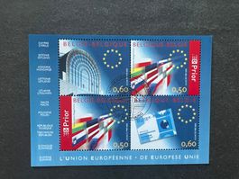 2004  Belgien Prior Europa Block Erstag (A349)