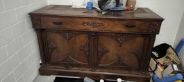 Antiker mahagonie Dressoir / Kommode.    +/- 1870er Jahren