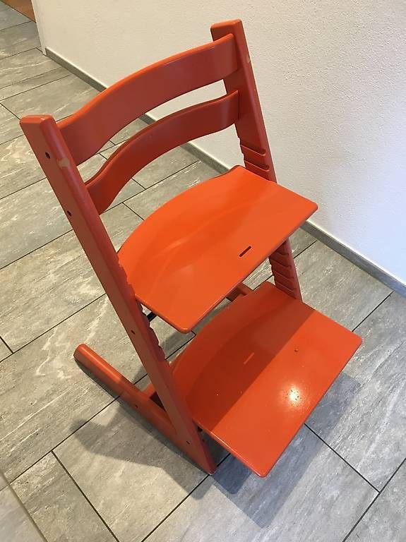 Chaises hautes: Stokke Tripp Trapp in orange – D'occasion à Sursee par dav_ccf7 1