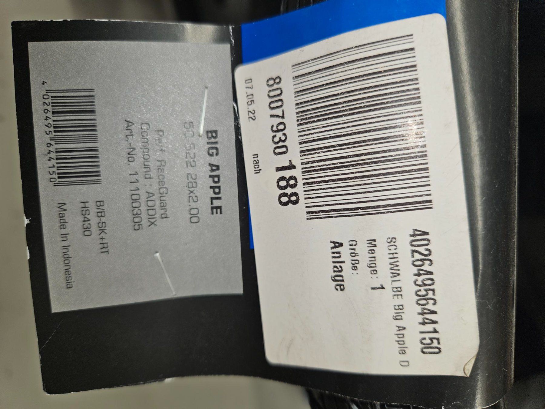 Pezzi di ricambio: 2 x Pneu Schwalbe Big Apple 28x 2.00 – Nuovo e nell'imballaggio originale da Oberlunkhofen venduto da t083549