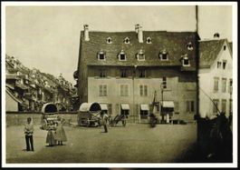 AK Basel in alten Ansichten Blick v. Barfüsserplatz vor 1870