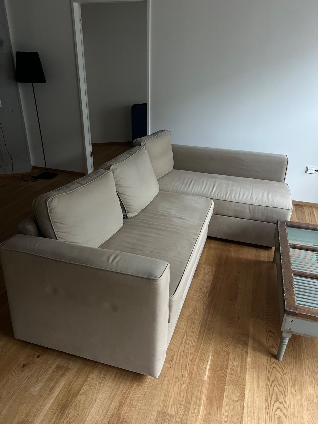 Sofas: Ecksofa in Beige mit Schlaffunktion & Récamiere – D'occasion à Zürich par kim_hfv8 4