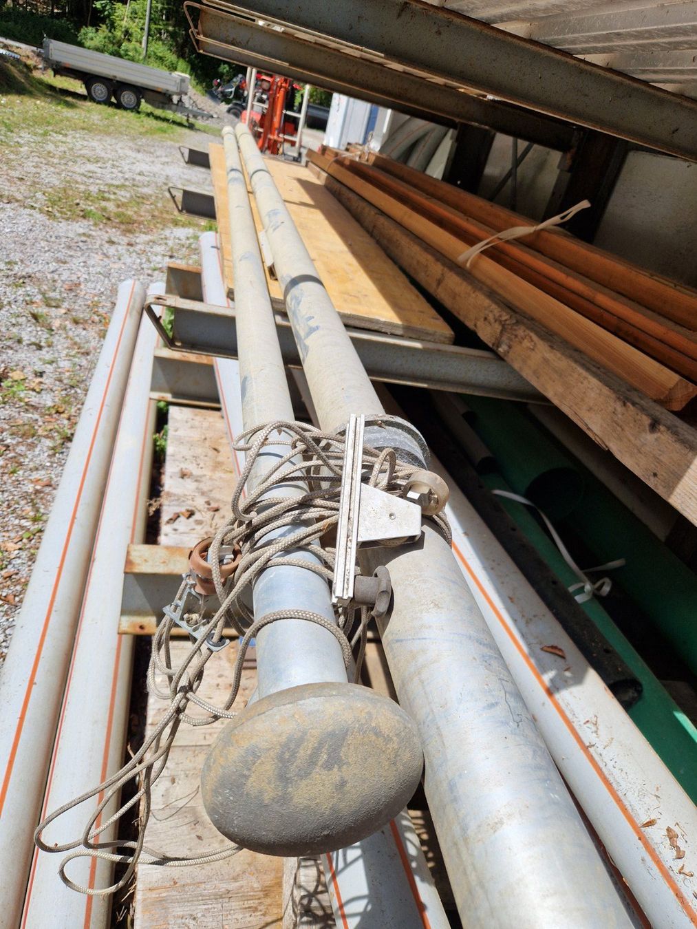 Bandiere: Fahnenstange Fahnenmast – Usato da Aeschi b. Spiez venduto da GH3703 1