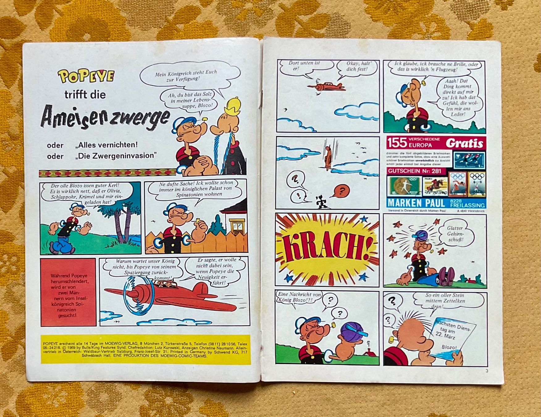 Comics: Popeye der Seemann Heft Nr 30 von 1969 – Gebraucht aus Endingen von nathan05 1