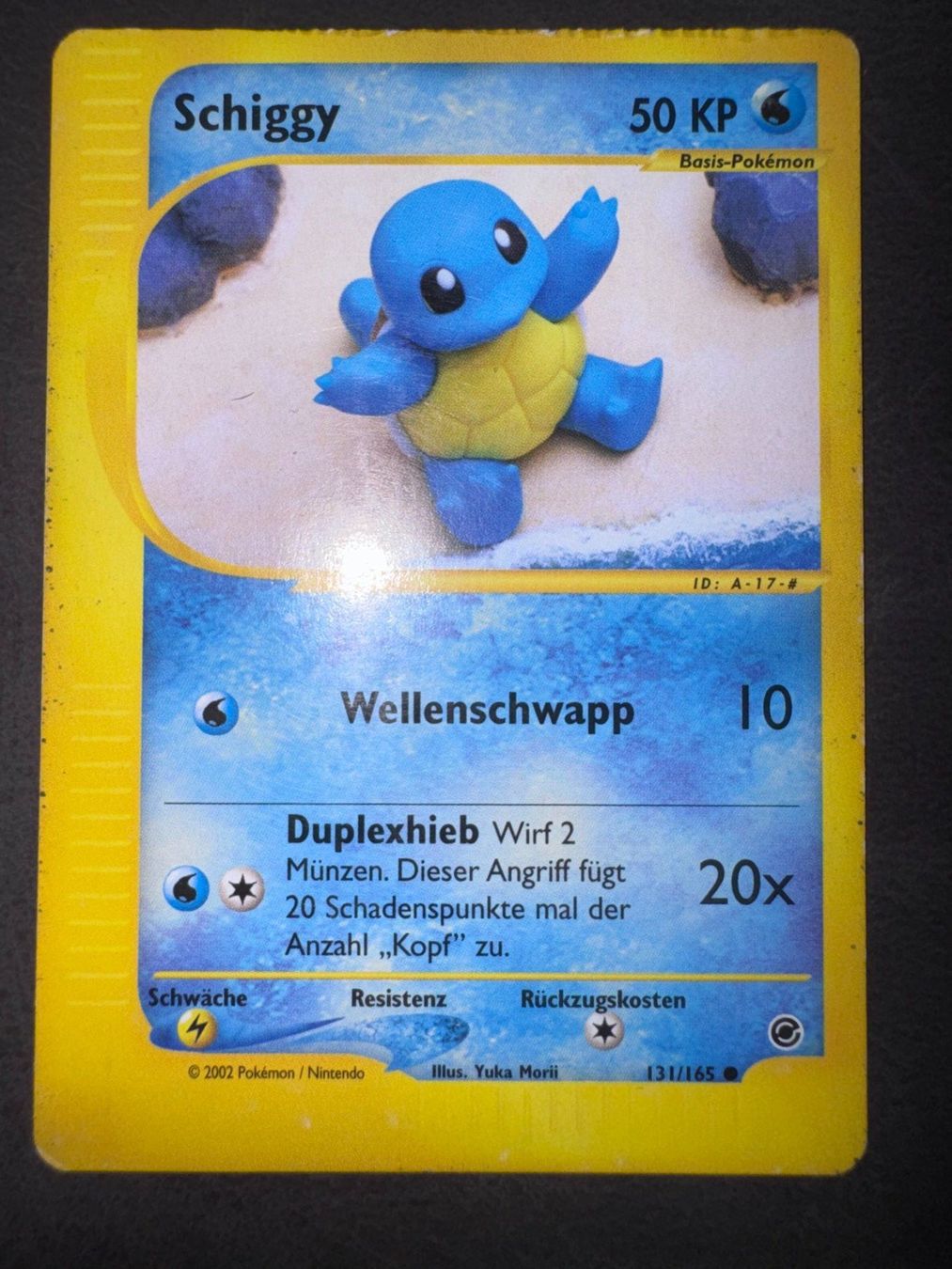 Pokémon Carte collezionabili: Pokemon Schiggy 131/165 - Expedition - DE – Usato da Erstfeld venduto da PokeSandero