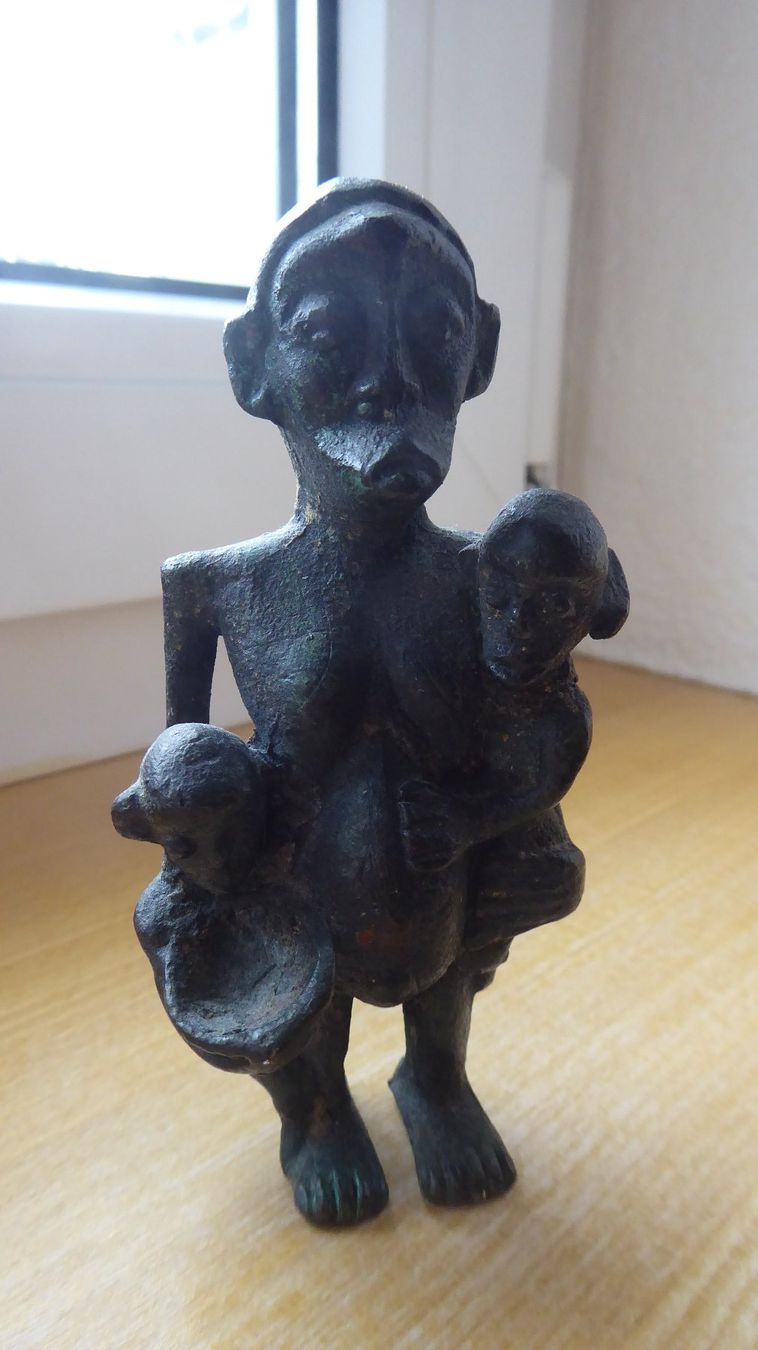 Figurines: Bronzefigur Westafrika. – D'occasion à Zullwil par Dingo402