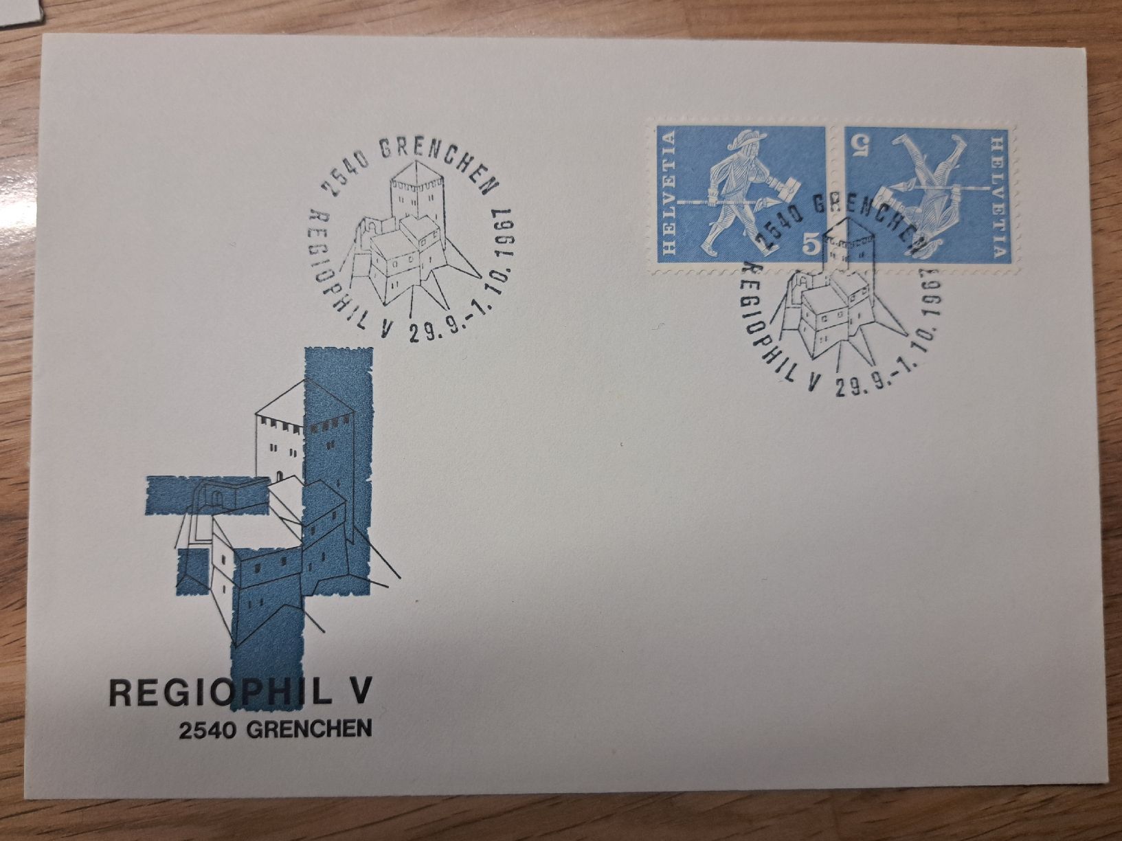 Tutti i francobolli: Briefmarkencouvert Helvetia 1960 – Usato da Chur venduto da linda-schlitzohr 2