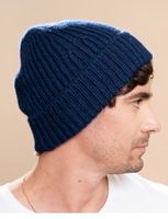Bonnet Classique 100% Baby Alpaca – Neuf - Bleu