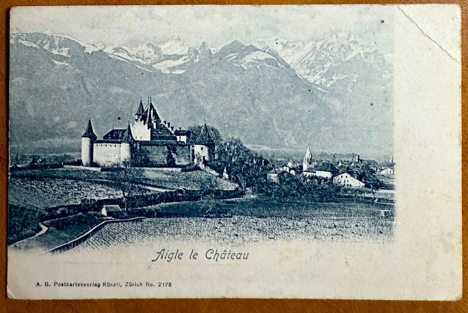 Cartoline postali: Aigle - Le Château - Ancienne – Usato da Lutry venduto da Ediego