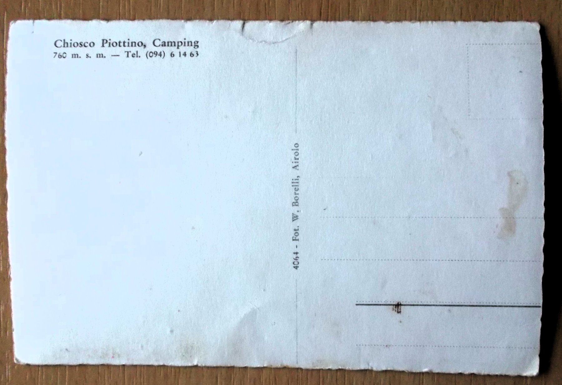 Cartoline postali: Caming Chiosco Piottino mit Oldtimern – Usato da Uffikon venduto da Semo2 1