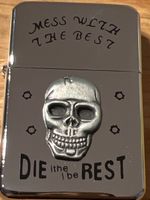 Angel  Feuerzeug Totenkopf