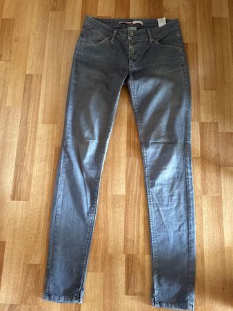 Please Jeans, Gr. S, grau einf. Bundweite 37 cm