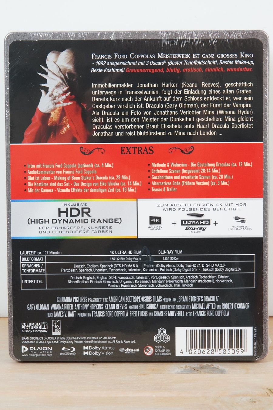 Tutti i DVDs: Dracula 4K Steelbook – Nuovo e nell'imballaggio originale da Wil SG venduto da froschbiss 3