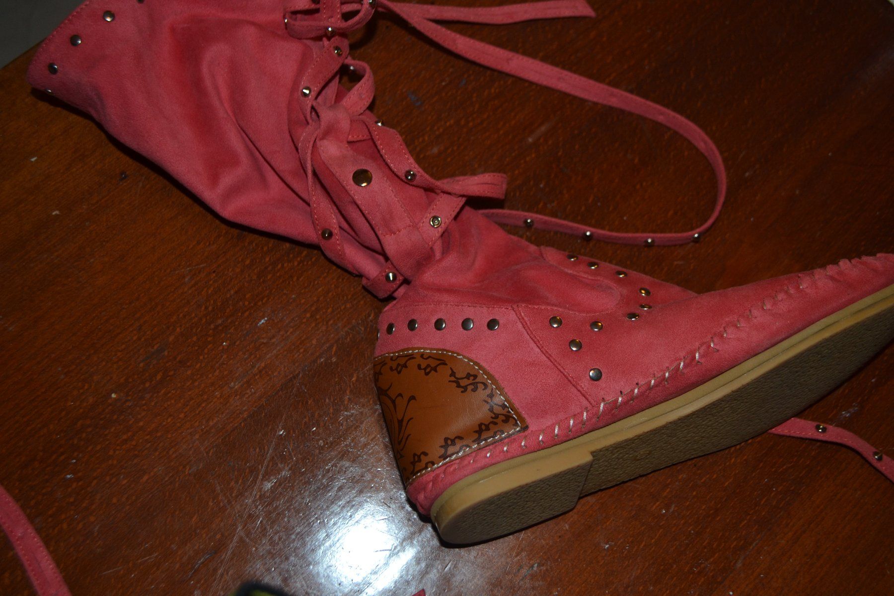 Scarpe da donna: Stiefel Rosa (3mal getragen) – Usato da Laupen ZH venduto da chefdom 2