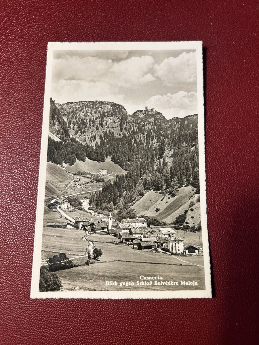 Ansichtskarten: Casaccia 1949 – Gebraucht aus Breganzona von Milesbo