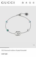 Gucci GG Marmont Armband Silber