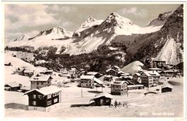 Inner-AROSA (im Schnee) ca. 1935 (GR)