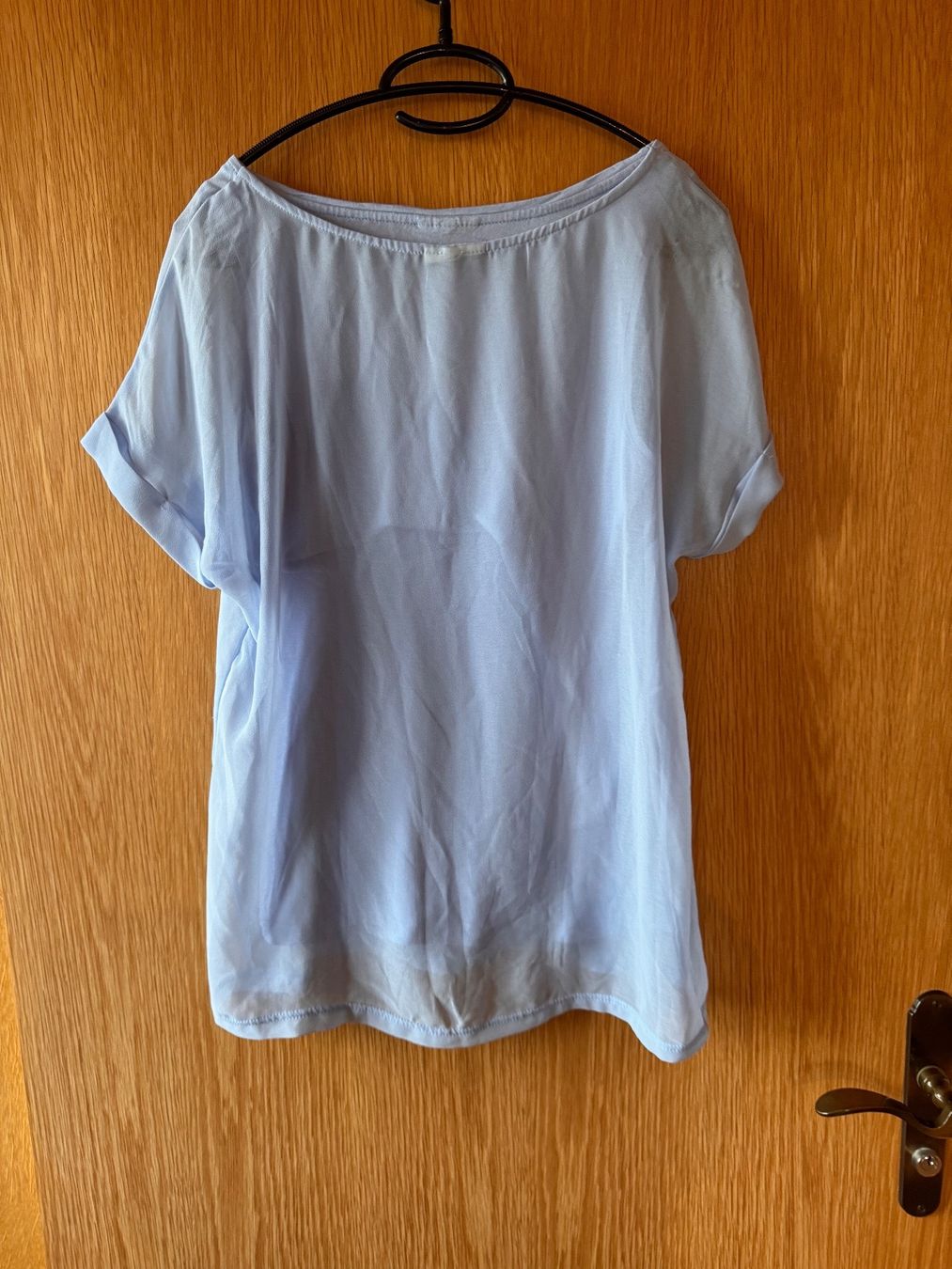 Camicette: Schöne hellblaue leichte Sommer-Bluse Gr. S – Usato da Grosswangen venduto da SALE_SALE_SALE 5