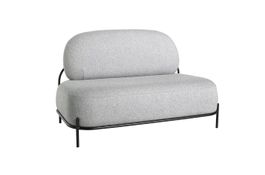 Sofa ADMIRAAL, Retro-Look, B 1245 x T 710 x H 770 mm, grau